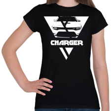 PRINTFASHION Charger Triangle - Női póló - Fekete női póló