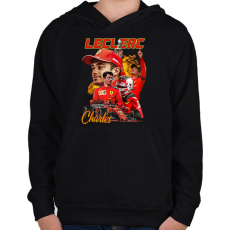 PRINTFASHION Charles Leclerc Forma 1 - Gyerek kapucnis pulóver - Fekete
