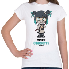 PRINTFASHION Charlotte - Fortnite Season 8 - Női póló - Fehér női póló