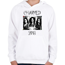 PRINTFASHION CHARMED 2018 draw - Gyerek kapucnis pulóver - Fehér gyerek pulóver, kardigán