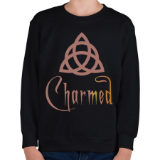 PRINTFASHION Charmed - Gyerek pulóver - Fekete gyerek pulóver, kardigán