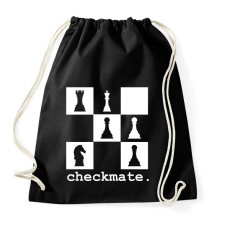 PRINTFASHION Checkmate. - Sportzsák, Tornazsák - Fekete tornazsák