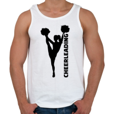 PRINTFASHION Cheerleading - Férfi atléta - Fehér atléta, trikó