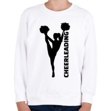 PRINTFASHION Cheerleading - Gyerek pulóver - Fehér gyerek pulóver, kardigán