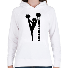 PRINTFASHION Cheerleading - Női kapucnis pulóver - Fehér női pulóver, kardigán