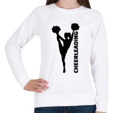 PRINTFASHION Cheerleading - Női pulóver - Fehér