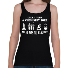 PRINTFASHION Chemistry joke (white) - Női atléta - Fekete női trikó