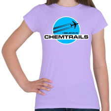 PRINTFASHION CHEMTRAILS - Női póló - Viola női póló