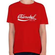 PRINTFASHION Chernobyl - Gyerek póló - Piros gyerek póló