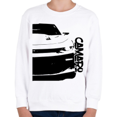 PRINTFASHION Chevrolet Camaro Half - Gyerek pulóver - Fehér
