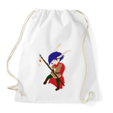 PRINTFASHION Chibi Elf lányka  - Sportzsák, Tornazsák - Fehér tornazsák
