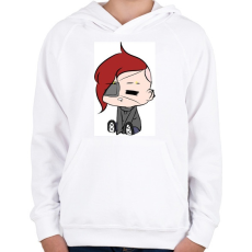 PRINTFASHION Chibi Victoria  - Gyerek kapucnis pulóver - Fehér