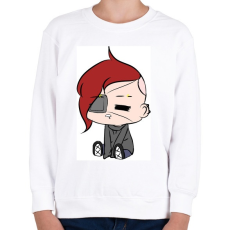 PRINTFASHION Chibi Victoria  - Gyerek pulóver - Fehér