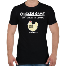 PRINTFASHION CHICKEN GAME  - Férfi póló - Fekete férfi póló
