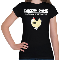 PRINTFASHION CHICKEN GAME  - Női póló - Fekete