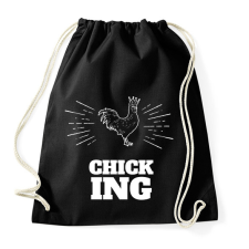 PRINTFASHION CHICKING - Sportzsák, Tornazsák - Fekete tornazsák
