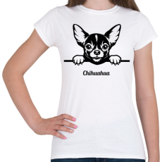PRINTFASHION Chihuahua - Női póló - Fehér