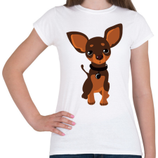 PRINTFASHION Chihuahua - Női póló - Fehér női póló