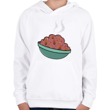 PRINTFASHION Chilis bab - Gyerek kapucnis pulóver - Fehér gyerek pulóver, kardigán