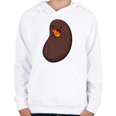 PRINTFASHION Chilis bab - Gyerek kapucnis pulóver - Fehér