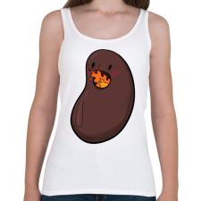 PRINTFASHION Chilis bab - Női atléta - Fehér női trikó