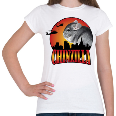 PRINTFASHION Chinzilla - Női póló - Fehér
