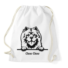 PRINTFASHION Chow-Chow - Sportzsák, Tornazsák - Fehér tornazsák