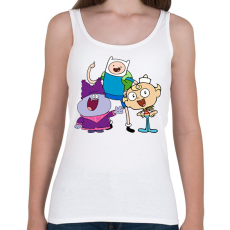 PRINTFASHION Chowder,Finn és Nyomi - Női atléta - Fehér