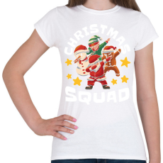 PRINTFASHION Christmas squad - Női póló - Fehér