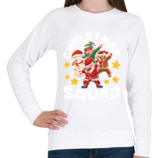 PRINTFASHION Christmas squad - Női pulóver - Fehér női pulóver, kardigán