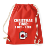 PRINTFASHION CHRISTMAS TIME - Sportzsák, Tornazsák - Piros