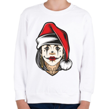 PRINTFASHION Christmas woman - Gyerek pulóver - Fehér gyerek pulóver, kardigán