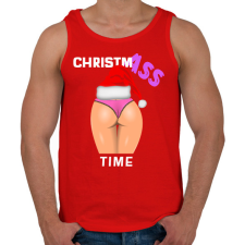 PRINTFASHION ChristmASS 2 - Férfi atléta - Piros atléta, trikó