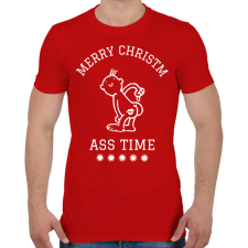 PRINTFASHION ChristmASS 5 - Férfi póló - Piros férfi póló