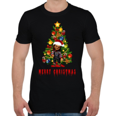 PRINTFASHION chucky christmas - Férfi póló - Fekete