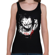 PRINTFASHION Chucky - Női atléta - Fekete