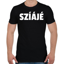 PRINTFASHION CIA - Férfi póló - Fekete férfi póló