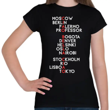 PRINTFASHION ciao bella ciao! - Női póló - Fekete női póló