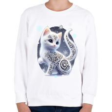 PRINTFASHION Cica alebrije stílusban - Gyerek pulóver - Fehér