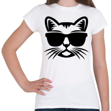 PRINTFASHION Cica Fej - Női póló - Fehér női póló