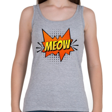 PRINTFASHION Cica meow - Női atléta - Sport szürke