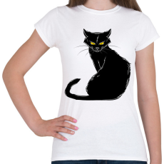 PRINTFASHION cica - Női póló - Fehér