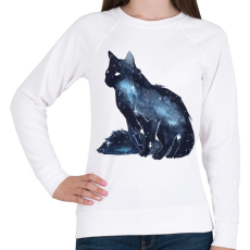 PRINTFASHION Cicás csillagkép - Női pulóver - Fehér