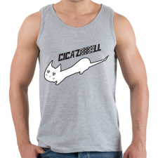 PRINTFASHION cicázNIKEll.b - Férfi atléta - Sport szürke atléta, trikó