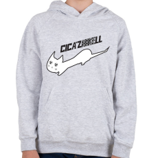 PRINTFASHION cicázNIKEll.b - Gyerek kapucnis pulóver - Sport szürke