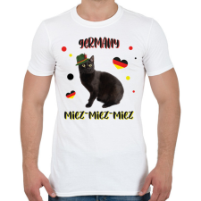 PRINTFASHION Cicc-cicc - Germany - Férfi póló - Fehér férfi póló