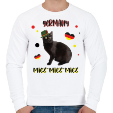 PRINTFASHION Cicc-cicc - Germany - Férfi pulóver - Fehér