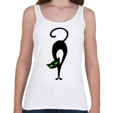 PRINTFASHION Cicmic örül - Női atléta - Fehér női trikó