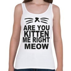PRINTFASHION Cicózol velem? meoww - Női atléta - Fehér