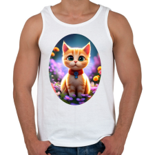 PRINTFASHION Cicus - Férfi atléta - Fehér atléta, trikó